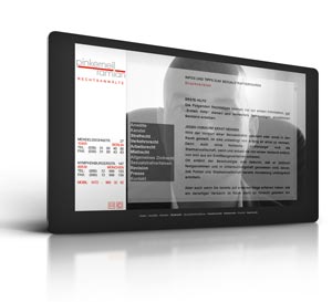 Webdesign und Programmierung Rechtsanwaltskanzlei Pinkerneil München