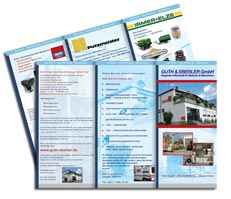 Flyergestaltung Maschinenhandel