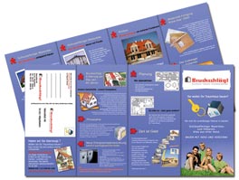 Flyergestaltung Caritasverband N&uuml;rnberger Land