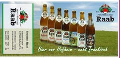 Design - Gestaltung Imagekarte Brauerei Raab Hofheim