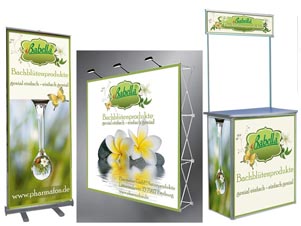 Roll Up, Pop Up Display, Promotion Theke