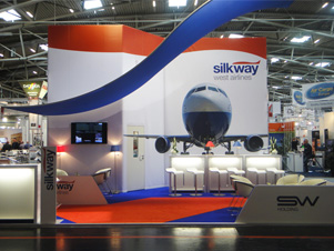 Messestands Silkway Airlines