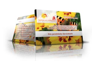 Mitarbeiterkarte mit Barcode f&uuml;r Apotheke