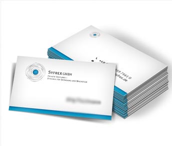 Visitenkarten für Syfrex GmbH
