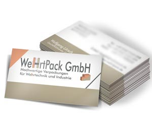 Businesskarte Wehrtpack GmbH