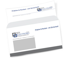 Briefumschlag PIER-ELECTRONIC GmbH - Prozessmesstechnik