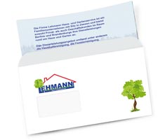 Briefumschlag Lehmann Haus- und Gartenservice