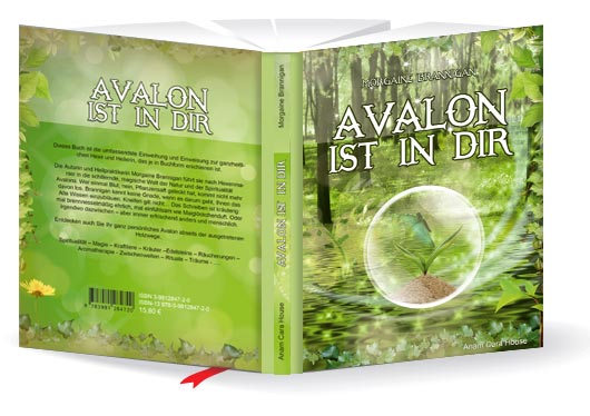 BuchCover Titelgestaltung Avalon ist in dir
