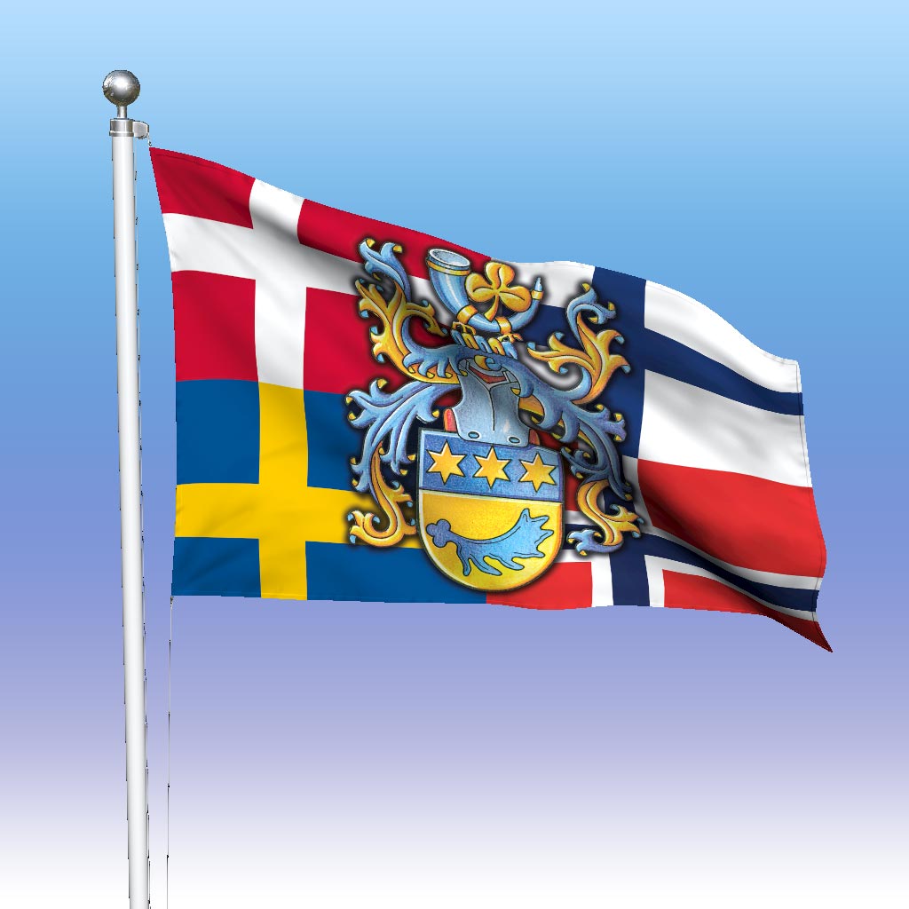 Flaggendesign für privates Wappen 