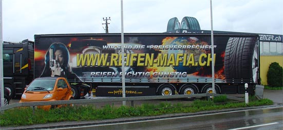 Design, CMS und Online Shop www.reifen-mafia.ch
