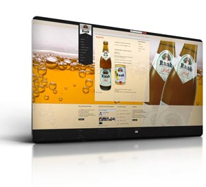 Onlineshop, Webdesign und CMS Brauerei Raab Hofheim