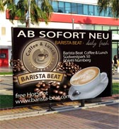 18/1 Plakat Barista Beat Coffee & Lunch in Nürnberg