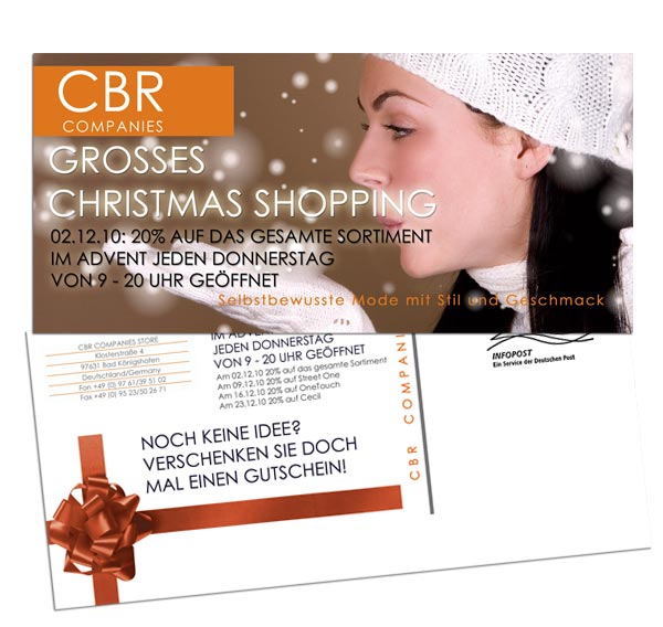 Postkarte CBR Companies Store