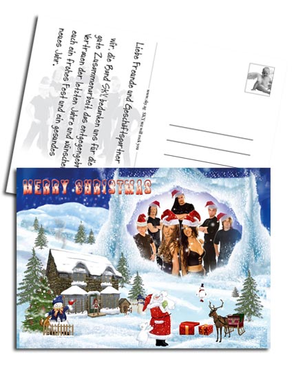 Postkarte Weihnachtsgruß