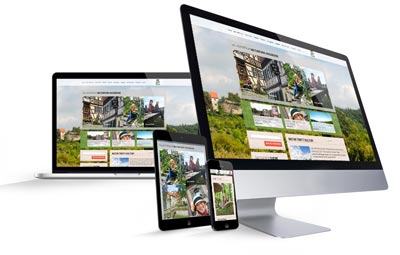 responsive Webdesign und CMS Hassberge Tourismus