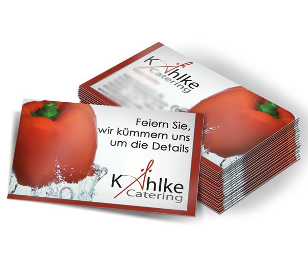 Businesskarte für Cateringservice Herzogenaurach