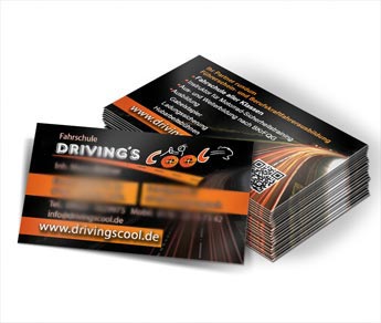 Visitenkarten Fahrschule Drivingscool