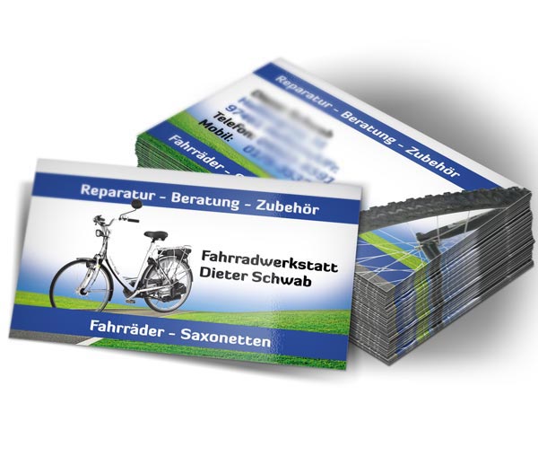 Visitenkarte Fahrradwerkstatt Hofheim