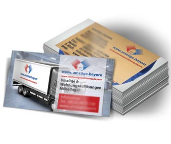 Visitenkarten Umzüge Bayern