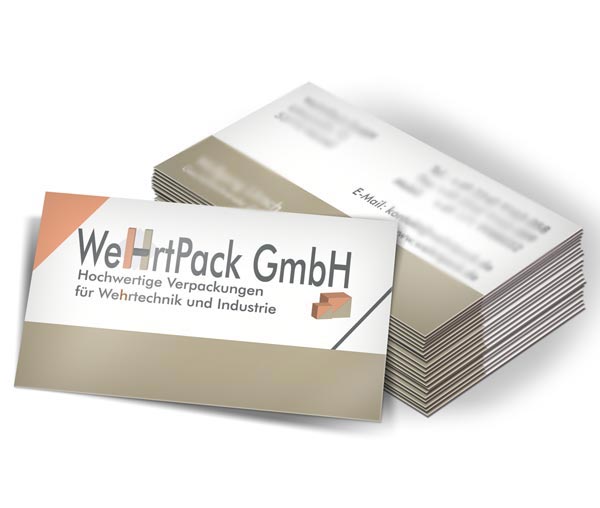 Visitenkarte für Wehrtpack GmbH Hennef