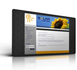 Webdesign und CMS Solar Partner