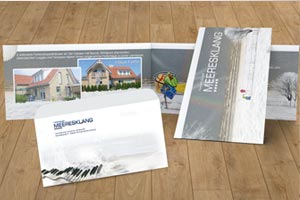 Weihnachtskarte Ferienhausvermietung Meeresklang