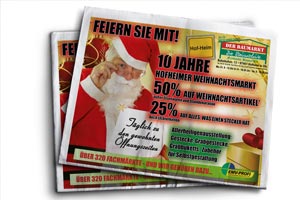 Zeitungsanzeige Erffnung Weihnachtsmarkt
