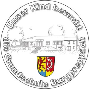 Schulaufkleber Grundschule Burgpreppach
