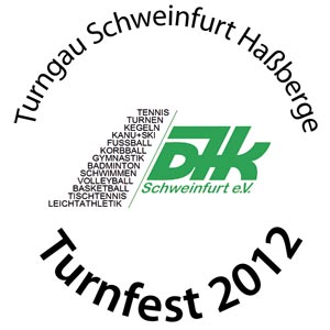 Aufklleber Turnfest Turngau Schweinfurt / Haßberge