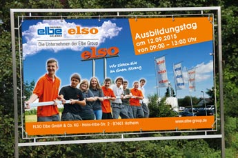 Werbeplane ELSO Elbe GmbH & Co. KG 